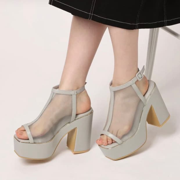 에스페렌사 구두 힐 스나계 갸루 양산형 12cm