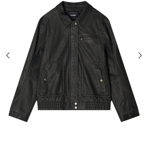 르가넷 빈티지 스탠다드 레더자켓