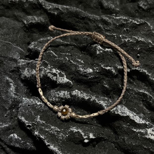 silver handmadebracelet