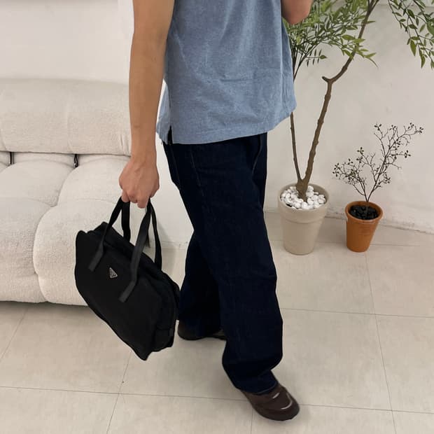 프라다 포코노 나일론 보스턴백 토트백 숄더백