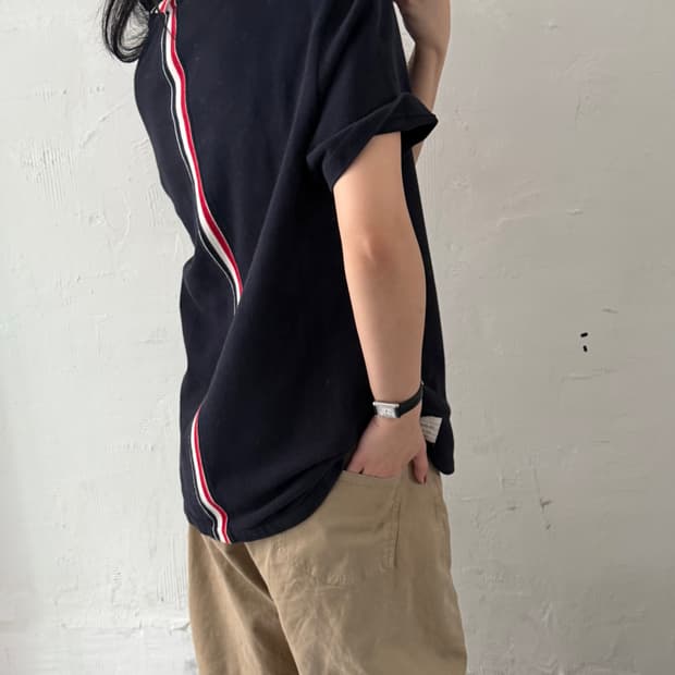 Thom Browne 톰브라운 백 삼선 티셔츠