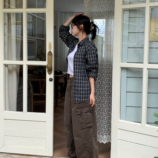 릿킴 브라운 카고 팬츠