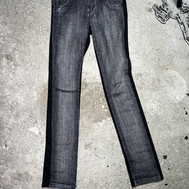 Dig Deep - Black & Gray Two-Tone Skinny