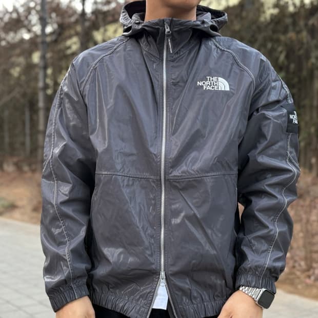 노스페이스 노벨티 올레마 후디 차콜 m