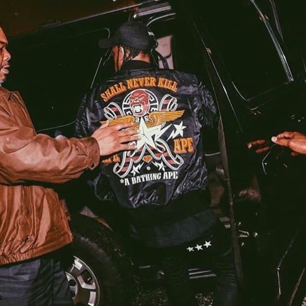 06AW 베이프 x 리얼맥코이 L2B 자켓 (L)