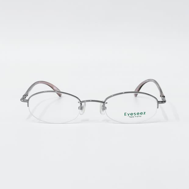 키지클럽 Eyeseez 실버 반무테 데드스탁 빈티지안경