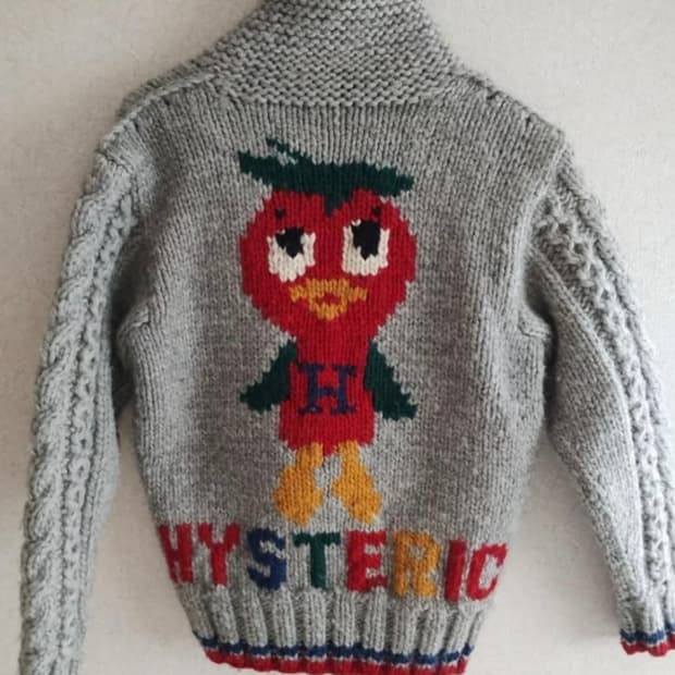 히스테릭 글래머 코위찬 Heavy Wool Cowicha