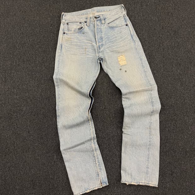 32)00’리바이스 빈티지 47051 일본판 커스텀 데님팬츠