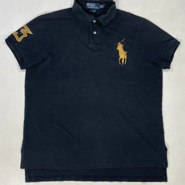 폴로 랄프로렌 빅포니 카라티 블랙 골드