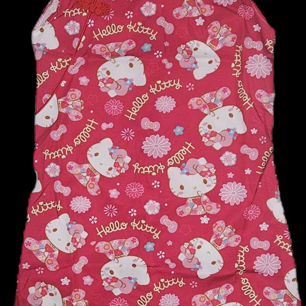 키티 핑크 치파오