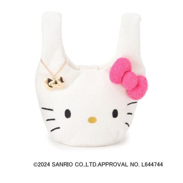 헬로키티 50주년 콜라보 마르쉐 헬로키티 가방 키링