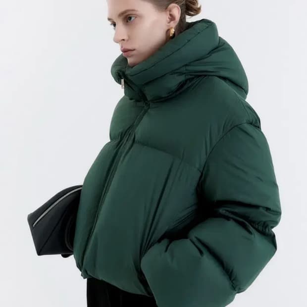 Orr 패딩 하이넥 푸파