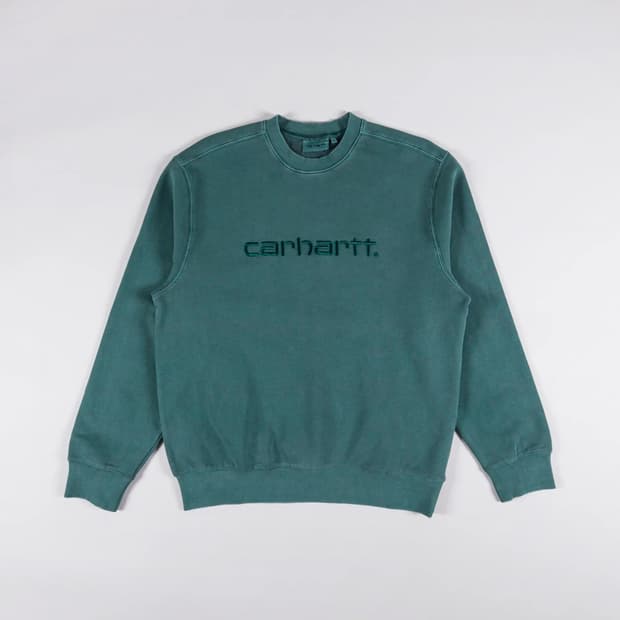 칼하트 WIP 맨투맨 green L