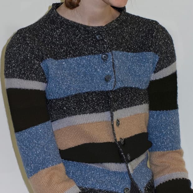 카티지하우스 볼레로 니트 세트