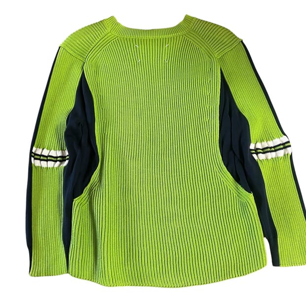 마르지엘라 코튼 크롭 니트