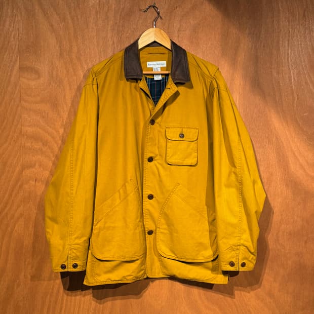 바나나리퍼블릭 90s 레더카라 헌팅 자켓 s 105