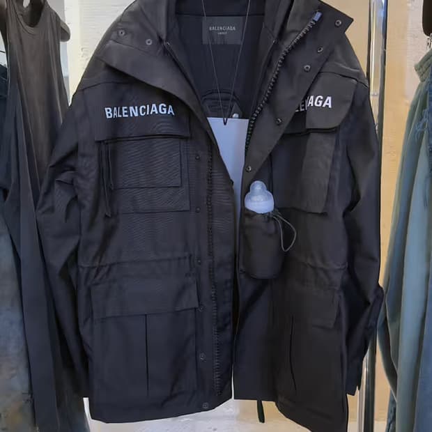 발렌시아가 테크니컬 로고 파카 리모트 오더 1사이즈