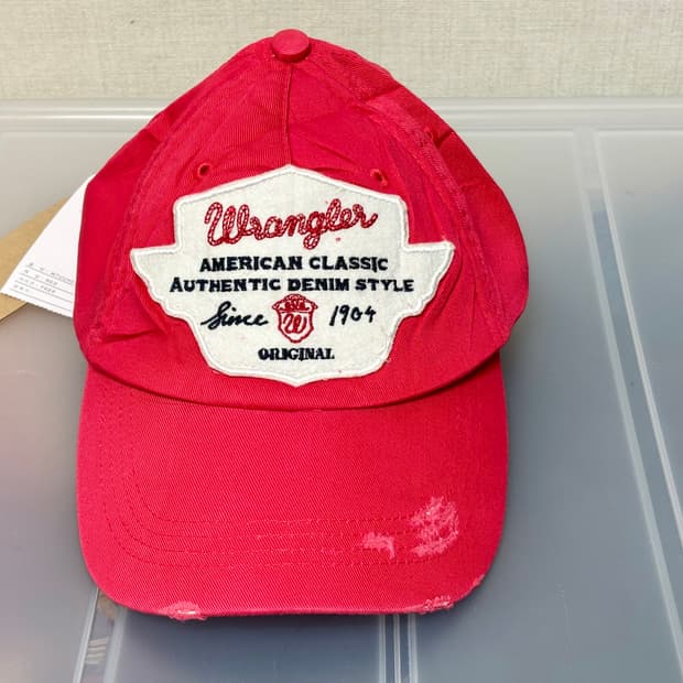 랭글러 빈티지 워싱 볼캡 모자 새제품
