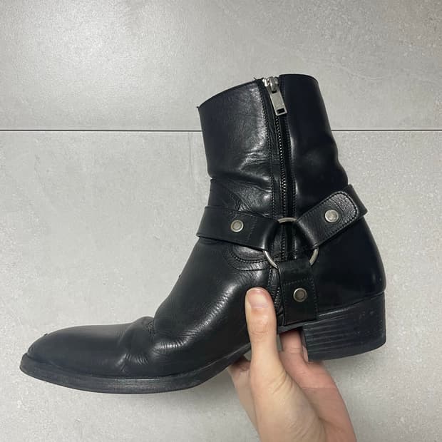 생로랑 모터사이클 하네스부츠 