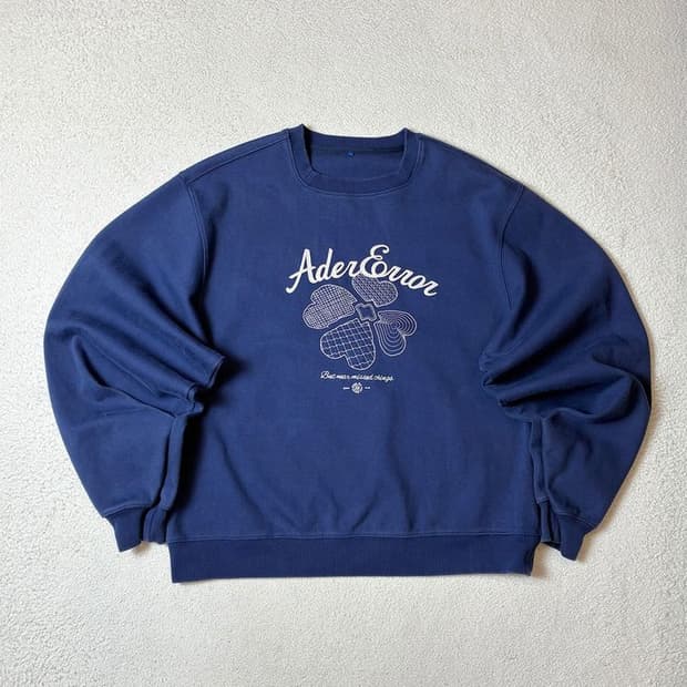 아더에러 23ss 테버 로고 스웻 맨투맨 PN7900