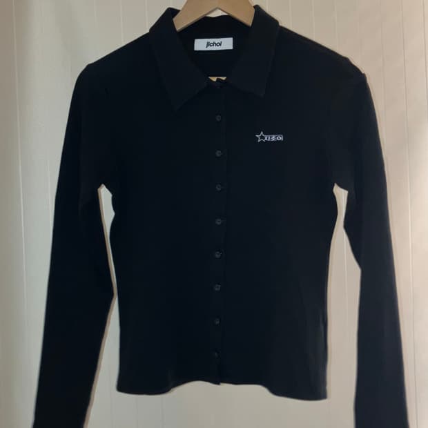 지초이 SS23 BUTTON SHIRT (BLACK)