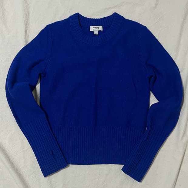 Cos 코스 크롭 울 니트