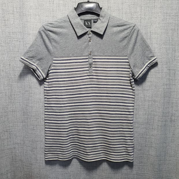 아르마니익스체인지 스프라이트 남성 카라 반팔티 