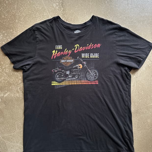 Harley-Davidson FXWG Wide Glide 그래픽 티셔츠
