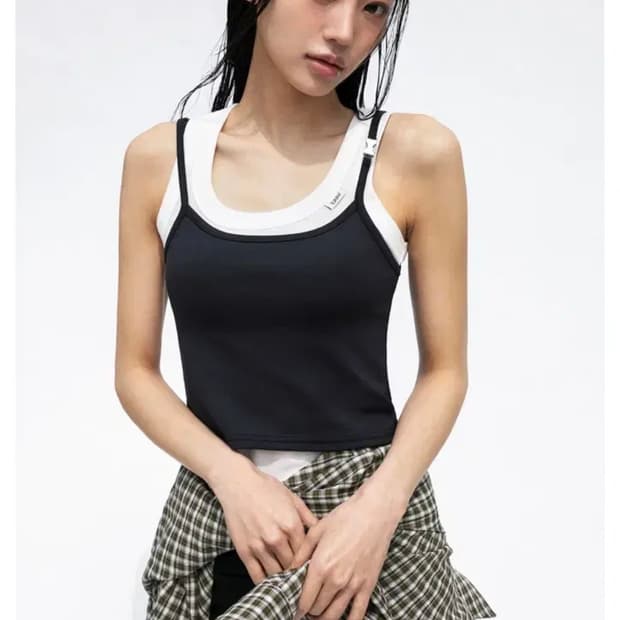 YEEL 버클 슬리브리스 블랙(새상품)