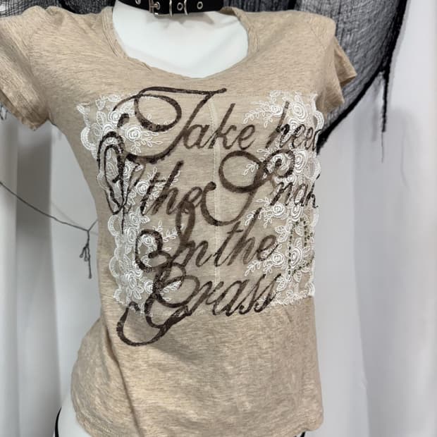 lettering t-shirt
