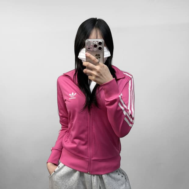 아디다스 파이어버드 트랙탑 져지 핑크