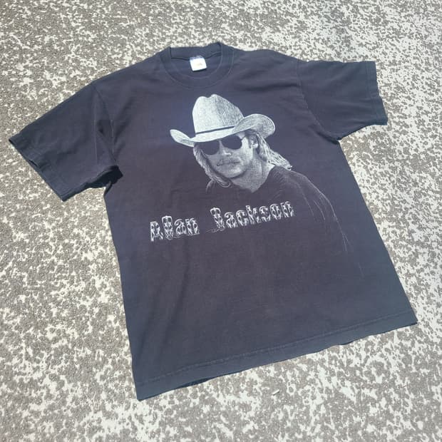 Alan Jackson 블랙 티셔츠