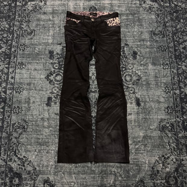 Lagate 00s vkei leopard shadow washing b