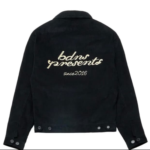 Bdns 빠더너스 코듀로이 워싱자켓 블랙 m