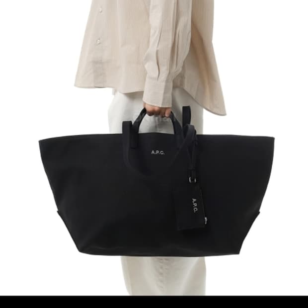 (새상품)APC아페쎄 정품 26S/S 르 드러머 토일백 토트/숄더백 블랙