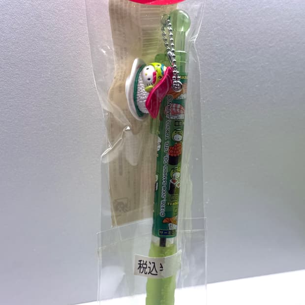 희귀 고전 키티 갓파 초밥 스시 볼펜 