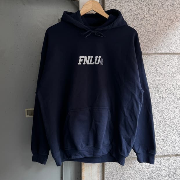 VTG JPN FNLU 스케이트 보드 로고 후드티