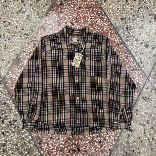 50s Campus 울 오픈 카라 셔츠 (15)