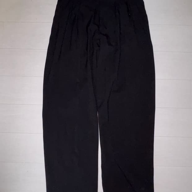 블랙 와이드슬랙스