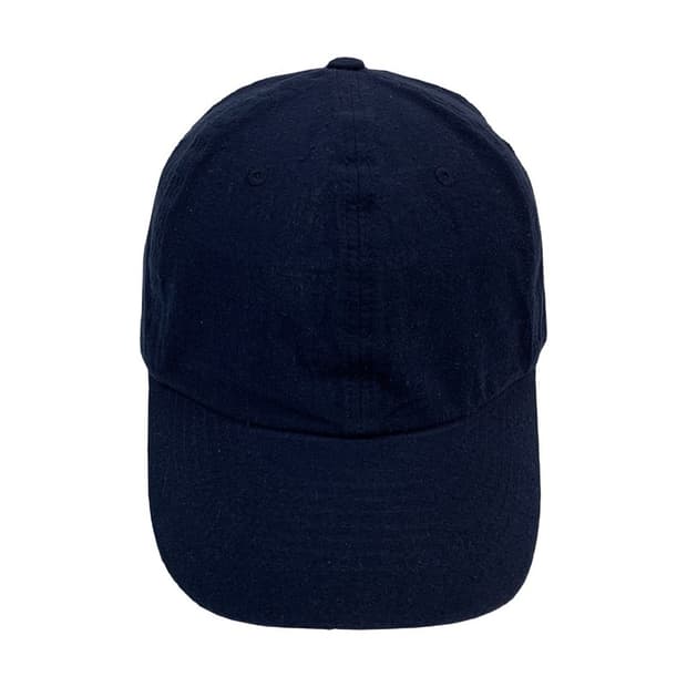 워스와일무브먼트 실크 코튼 블렌드 볼캡 네이비