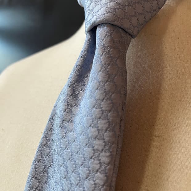 00s 셀린느 시그니처 자카드 넥타이