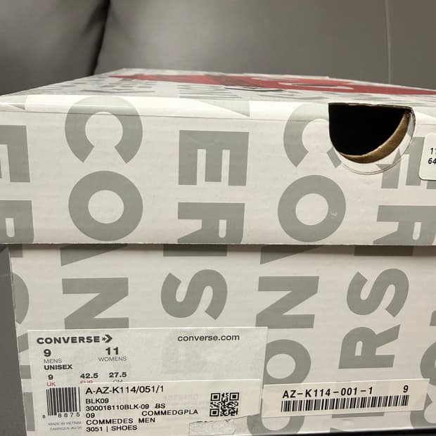 꼼데가르송 컨버스 도트