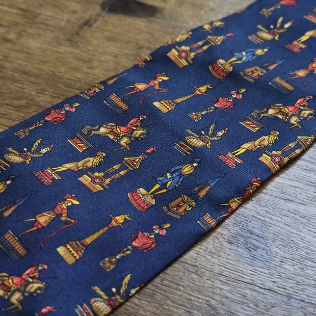 페라가모 빈티지 넥타이