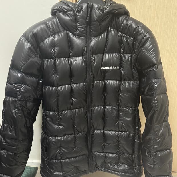 몽벨 플라즈마 1000 알파인 다운 파카 블랙