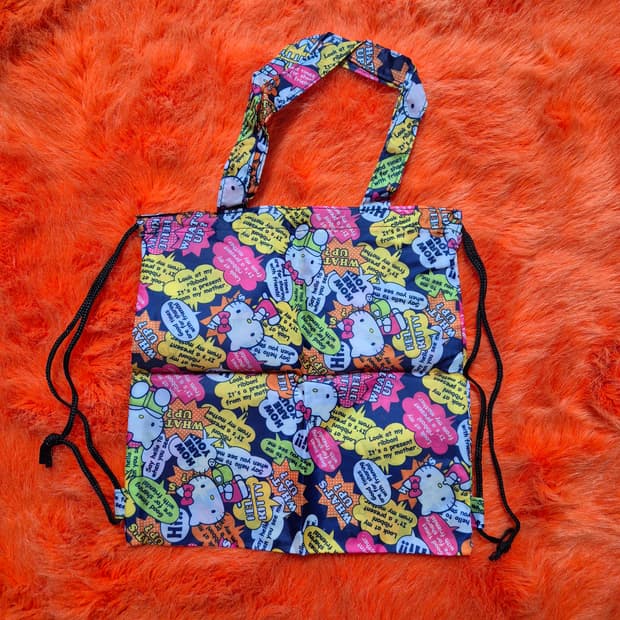 Hello kitty 에코백 장바구니 토트백 숄더백 새상품