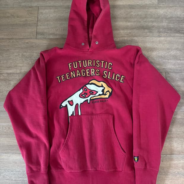 휴먼메이드 피자 후드 