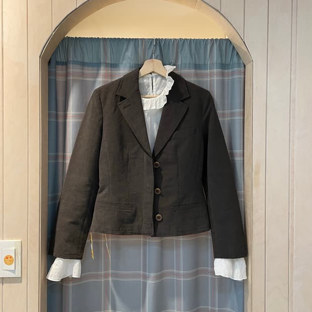 made in ITALY 히든버튼자켓