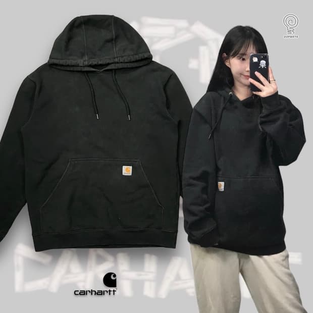 칼하트 블랙 후드티