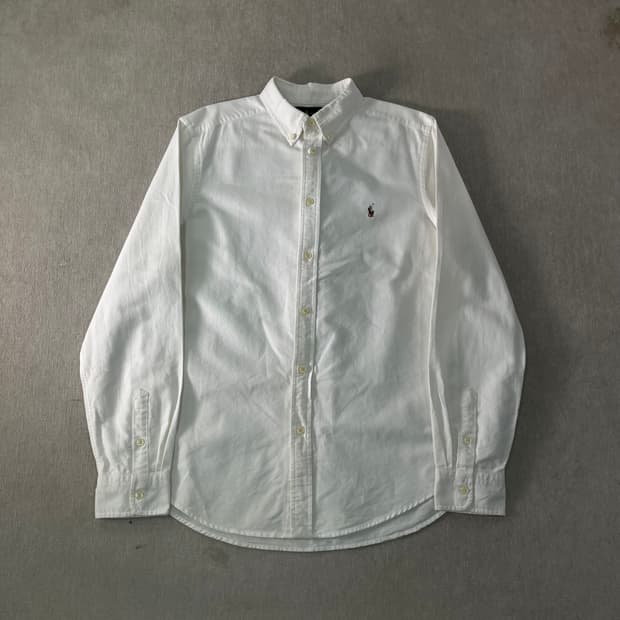 100 폴로랄프로렌 코튼 화이트 셔츠