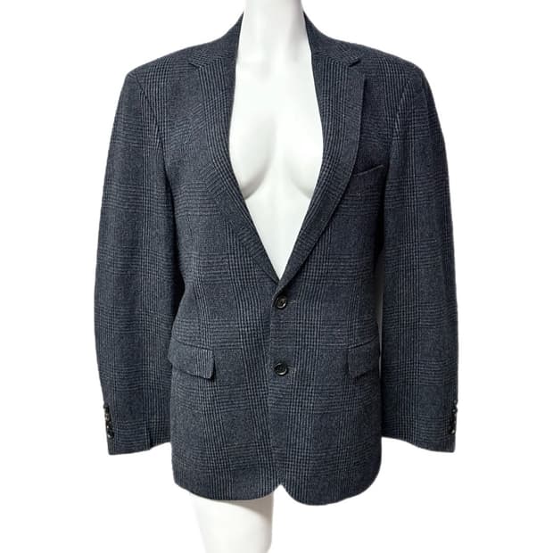 폴로 랄프로렌 울 체크 싱글자켓